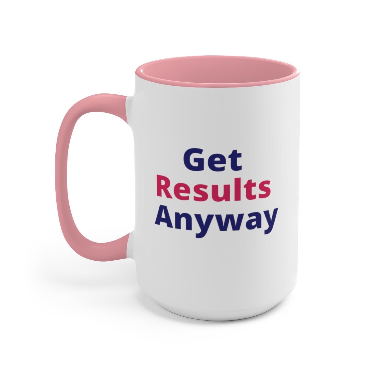 Get Results Two-Tone Coffee Mugs, 15oz